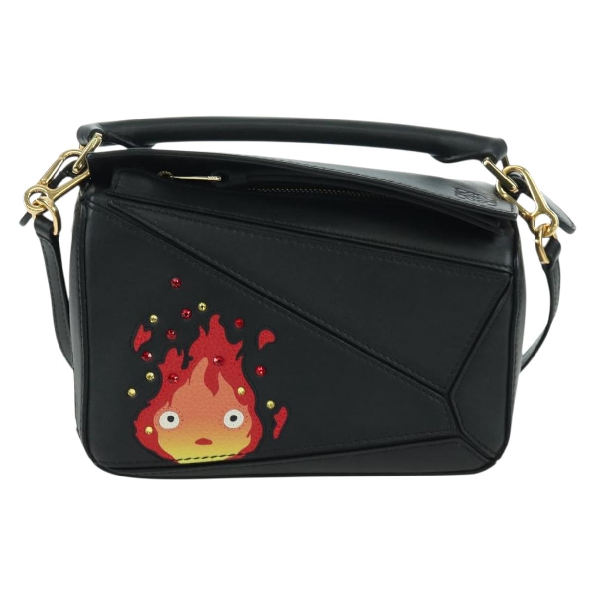 LOEWE ロエベ x スタジオジブリ カルシファー ミニパズルバッグ レザー