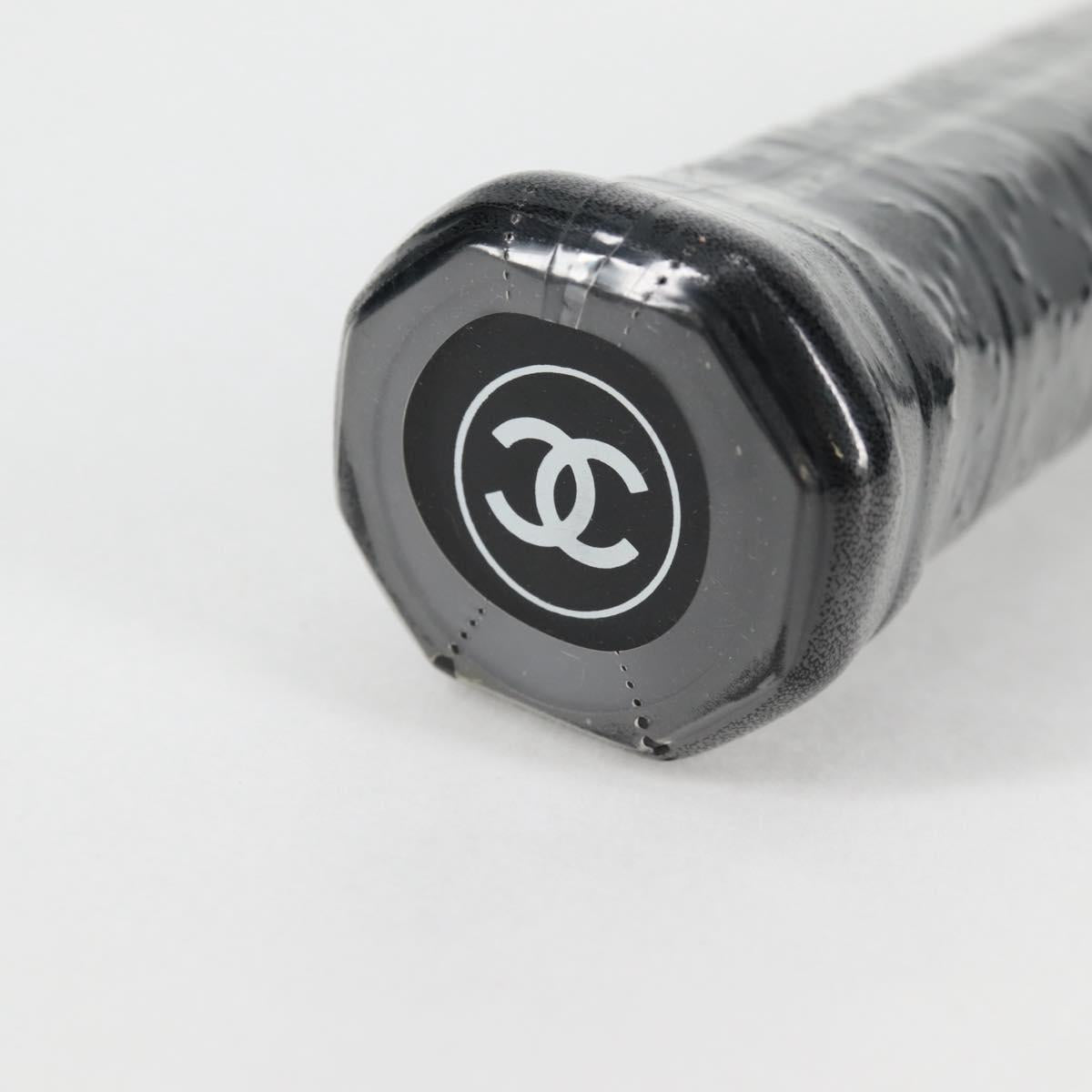 CHANEL テニスラケットケースセット ココマーク プラスチック ブラック