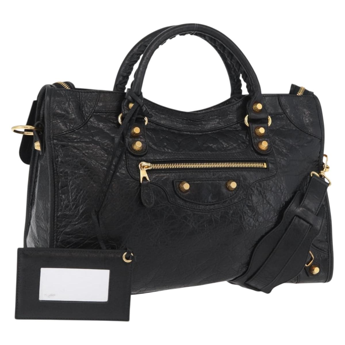 Balenciaga ジャイアントシティ 黒 2way ハンドバッグ